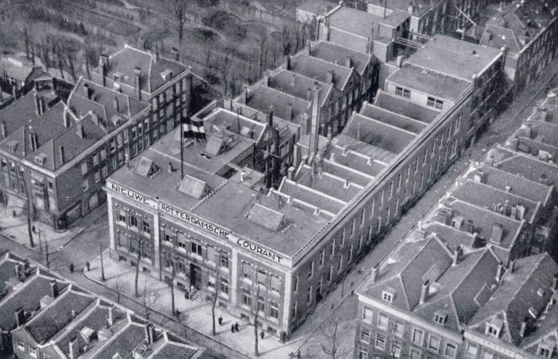 Witte de Witstraat - luchtfoto NRC (1925)