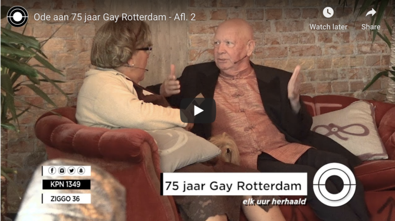 Ode aan 75 jaar gay - filmmaker Rob de Vries